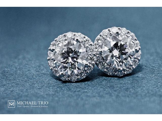 Michael Trio - Diamond Earrings