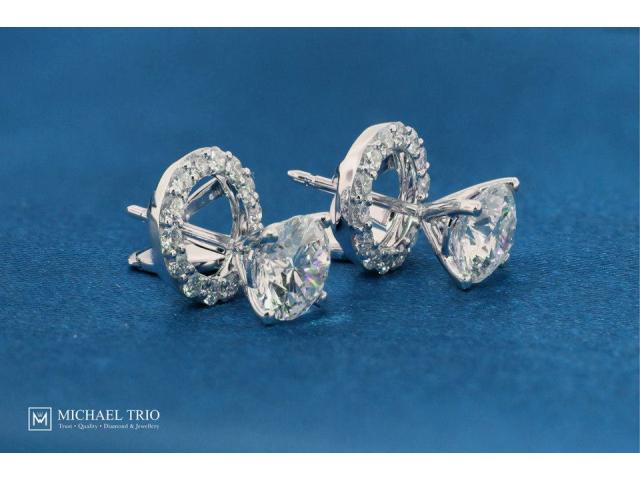 Michael Trio - Diamond Earrings